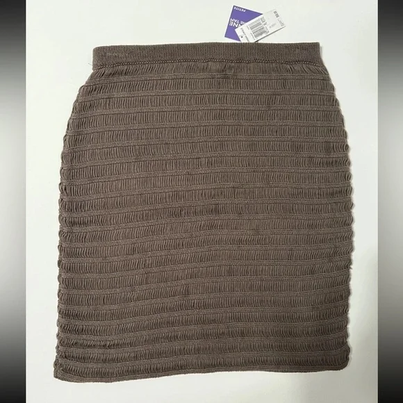 NWT Vivienne Tam Womens Petite PS S Urban Jungle Sweater Mini Skirt Earth Green - Picture 5 of 10